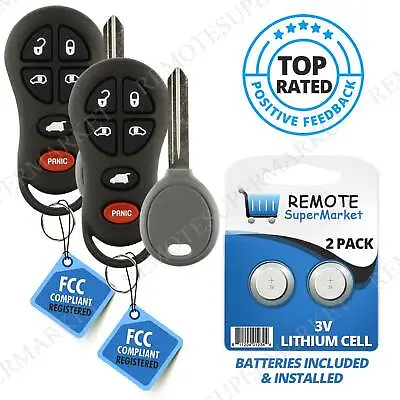 2 Replacement For 2001 2002 2003 Chrysler Town Country Voyager Remote Key Fob • $21.95