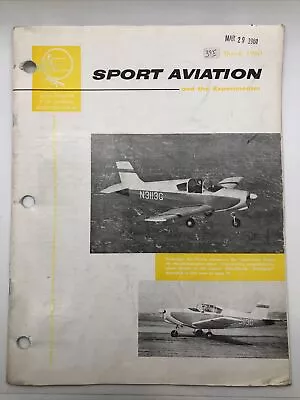 Sport Aviation Magazine March 1960 • $17.86