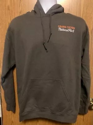 Grand Teton Wyoming National Park Graphic Hoodie Men’s Size M • $22