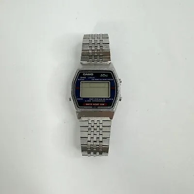 Vintage 1981 Casio W-30 Swimmer Marlin Digital Watch Swimming Boy Japan • $199.95