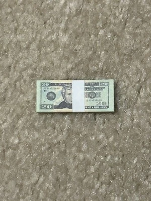 $2 • Buy ZURU Mini Brands SERIES 4 Stack Of $20 Play Money Twenty Dollars