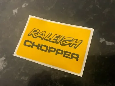 Raleigh Chopper MK3 Seat Back Plate Decal • £3