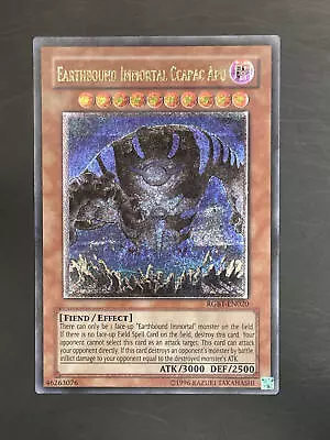 Yugioh Earthbound Immortal Ccapac Apu Ultimate Good Condition Rgtbt-en020 • £29.99