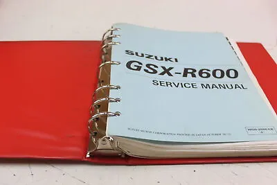 $31.34 • Buy Suzuki Gsx-r600 1996 Oem Service Repair Manual Binder 99500-35060-03e