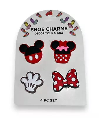 Shoes Charms For Crocs Mickey Minnie Mouse 4 Pcs Collectibles (set #1) Jibbitz • $10