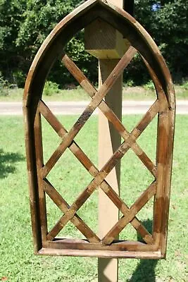 Large Home Decor Wall Window Vintage Portal Solid Wood - Lattice • $65.69