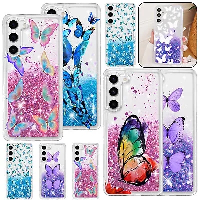 Bling Moving Liquid Flowing Phone Case Cover For Samsung Galaxy A14 A15 A05S S24 • $10.39