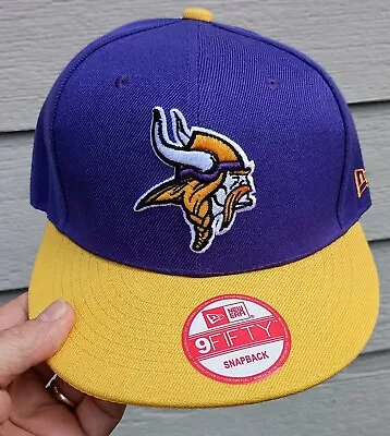 Minnesota Vikings NFL Football New Era 9Fifty Snapback Hat Vap NWT • $10.95