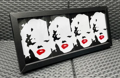 £59 • Buy Vintage MARILYN MONROE Face Pop Art Andy Warhol Style Framed Picture