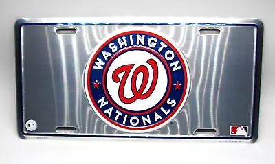 Mlb Washington Nationals 3d Embossed Metal Car Novelty License Plate Auto Tag • $14.99