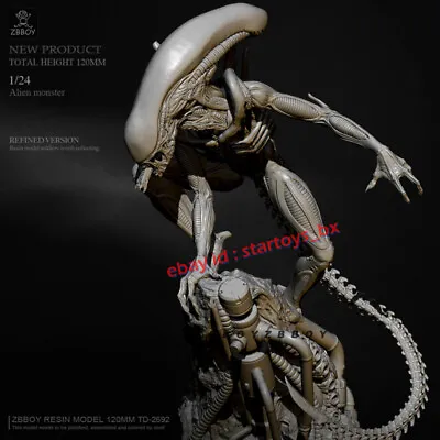 Alien 1/18 Unpainted H 120mm Resin Model Kit Unassembled Garage Kit GK Figure • $85.90