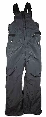 Amazon Essentials Men's Water-Resistant Insulated Snow Bib Overall Black Medium • $28.95