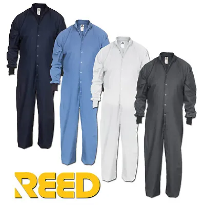 Speedsuit Industrial Coveralls No Pocket Polyblend Work Uniform Clothes Reed • $39.98