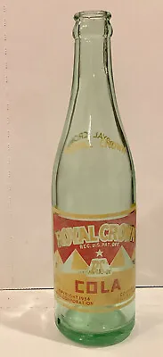 Royal Crown RC Cola ACL Pyramid Logo 12 Oz Vintage Soda Bottle Copyright 1936 • $9.99