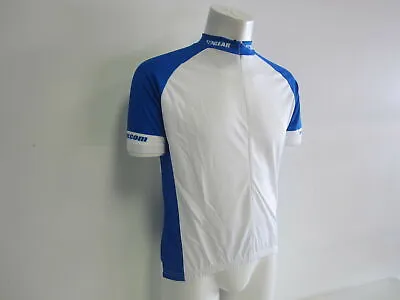 Verge Men's XL Short Sleeve Cycling Jersey Blue/White New • $12