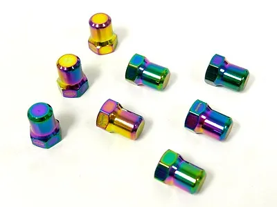 Vms Racing Cnc Neo Chrome 8pc Valve Cover Nut Bolt Set Honda H22 H23 Engines • $17.95