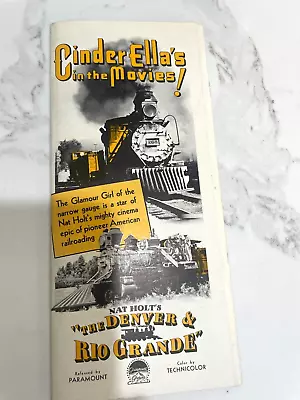$19.95 • Buy Denver & Rio Grande Railroad Brochures Vintage LOT Cinderella In Movies Colorado