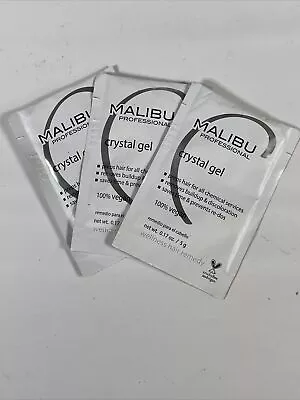 Malibu 2000 Crystal Gel Hair Treatment Professional Normalizer~3 Packs~fresh • $16.95