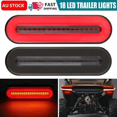 $24.95 • Buy Tail Lights Pair 12V 24V LED Trailer Lights Truck Boat Taillight Marine Lamp Kit