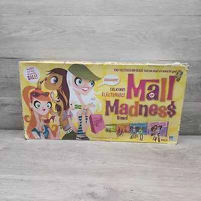 Mall Madness Board Game 2004 Talking Electronic Console 100% Complete  • $44.99