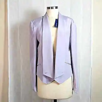 Rebecca Minkhoff 100% Silk Blazer In Lavender • $100