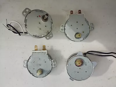 22mm64 2  Motors 4 Pcs 120vac: 6rpm/2watt/d-drive 5/3/d 16/?/o 4/3/12tooth • $8.92