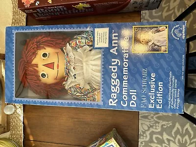 Raggedy Ann Doll FAO Schwarz RARE LOOK 598/600!!! Exclusive Box 32 Cent Stamp • $126