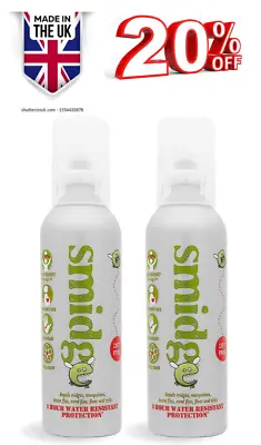 £9.98 • Buy Smidge That Midge Insect Repellent Non-sticky, Moisturising 75ml |Pack Of 1 & 2