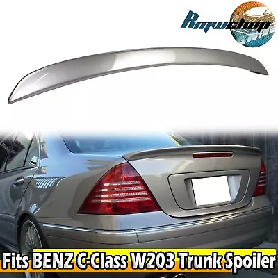 01-07 Fit For Mercedes Benz W203 C230 C280 Sedan Trunk Spoiler Painted #723 • $127.22