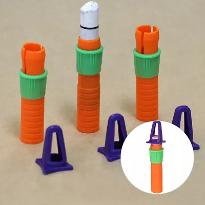  15 Pcs Plastic Oil Pastel Extender Toddler Pencil Extenders • £9.75