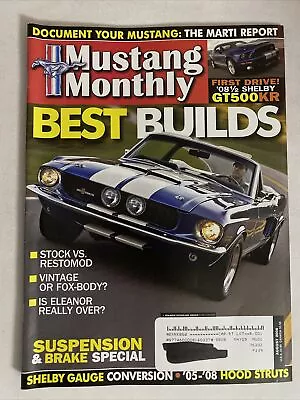 2008 August Mustang Monthly Magazine Nancy Johnson Built For Show (CP218) • $21.59