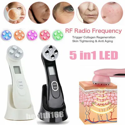 $46.16 • Buy 5 In 1 EMS RF Face Skin Tightening Rejuvenation Machine LED Light Photon Therapy