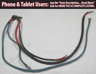 Volvo 240 Battery Cables Set OEM Late Model Style 12V Positive Ground Turbo IPD • $50