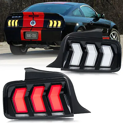 LED Tail Lights For Ford Mustang 2005-2009 5th Gen S-197 Sequential Rear Lamps • $499.99