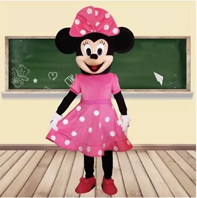 Adults Mickey & Minnie Mouse Mascot Costume Suits Cartoon Party Dress Character • $98