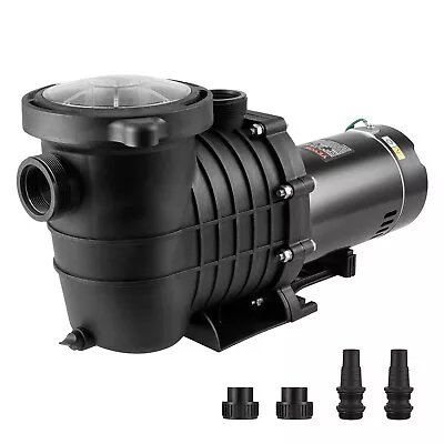 VEVOR Above Ground Swimming Pool Pump Single Speed 2 HP 110 GPM 110V / 240V UL • $139.98