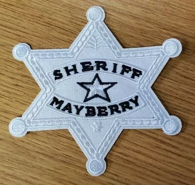 Mayberry RFD Sheriff Star 4  Inch Tall Patch Cosplay Costume • $7.99