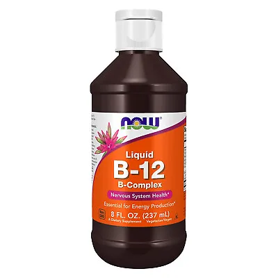 NOW FOODS Vitamin B-12 Complex Liquid - 8 Oz. • $17
