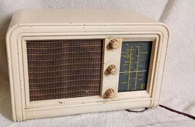 Circa 1950 Cream Bakelite Ferrari Radio # Working# • $16.81