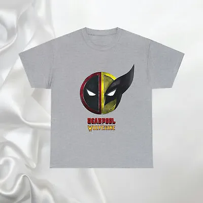 Deadpool Wolverine X-Men Marvel Comics Superheroes Heavy Cotton Tee T-Shirt • $21.33
