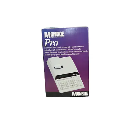 Monroe  Pro Electric Calculator In Original Box • $42.49