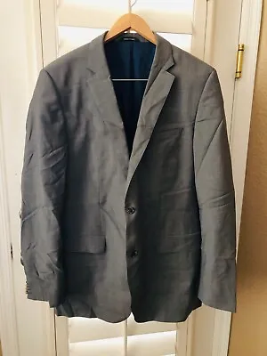 Hugo Boss The James/Sharp2 Solid Gray Wool Sport Coat Dress Blazer Men's 44L • $269.99