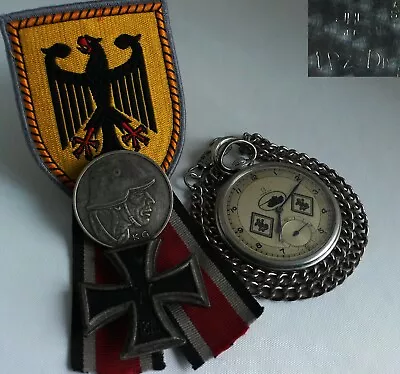 WATCH GERMAN WW2 Panzer Tank Division Tiger-Panzerkampfwagen OMEGA Pocket Watch • $70