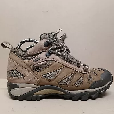 Merrell Siren Ventilator Waterproof J16434 Hiking Boots Brown Women UK5.5 EU38.5 • £31.95