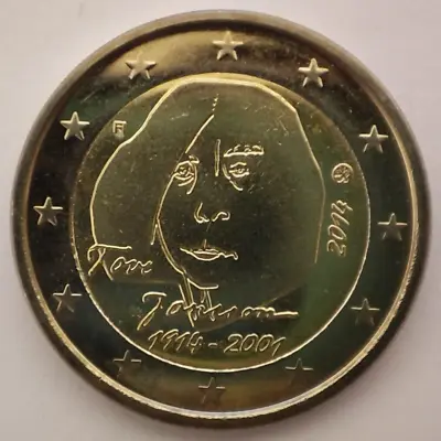 Finland 2 Euro Coin 2014  100th Anniversary - Birth Of Tove Jansson  • $5.99