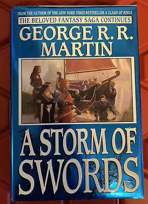 1st Edition A Storm Of Swords By George R. R. Martin Hardcover Excellent Cond. • $40.07