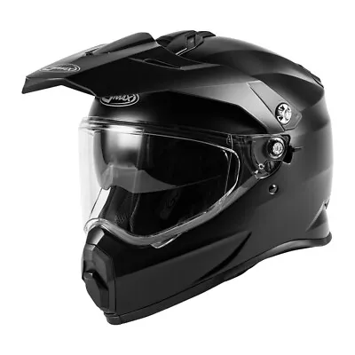 Gmax AT-21Y Adventure Matte Black Dual Sport Helmet Youth Sizes SM MD & LG • $59.99