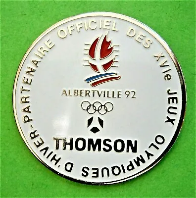 £4.99 • Buy F887*) Enamel Albertville 92 Olympic Winter Games Sports Tie Lapel Pin Badge