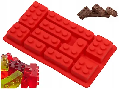 Building Bricks Construction Blocks Silicone Mould Chocolate Fondant Jelly Mold • £2.99