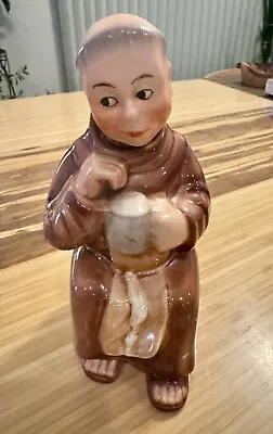 Vintage 1950’s Porcelain Friar Tuck Decanter 8345 Made In Western Germany • $44.99